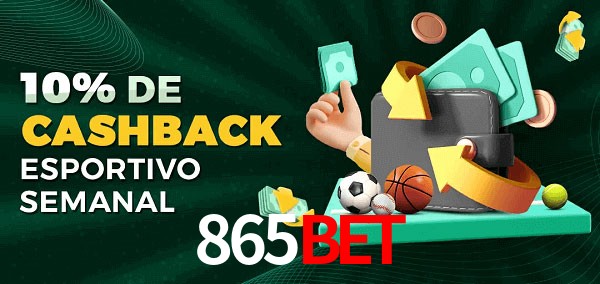 10% de bônus de cashback na 865Bet